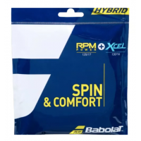 SET DE CORDA BABOLAT HYBRID RPM POWER + XCEL